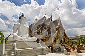 Thai Buddhist Temple in Chiang Mai photo