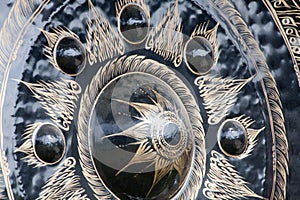 Thai buddhist temple drum