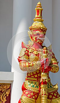 Thai Buddhist Temple Guard