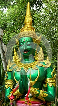 Thai Buddhist Temple Guard