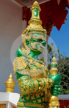 Thai Buddhist Temple Guard