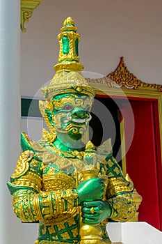 Thai Buddhist Temple Guard