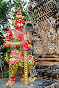 Thai Buddhist Temple Guard