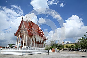 Thai buddhist temple Wat Khao Lan Thom