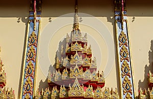 Thai buddhist temple wat in Thailand