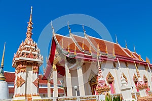 Thai buddhist temple wat in Thailand
