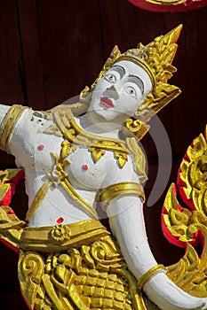 Thai buddist statues and symbols in Chiang Mai, Thailand
