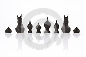 Thai chess, on white