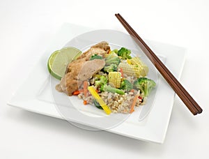 Thai chicken with rice