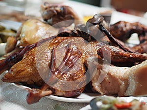 Thai-Chinese Style very delicious Roast Duck in Chinese New Year