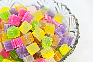 Thai dessert jelly candy