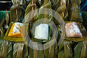 Thai dessert in market' Bangkok.