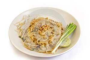 A Thai dish based on rice noodles.