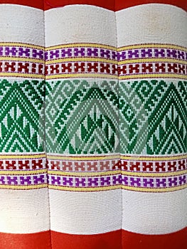 Thai fabric pattern background