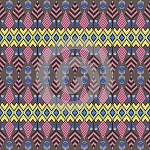 Thai fabric patterns in various colors