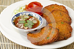 Thai fish cakes