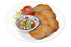 Thai fish cakes