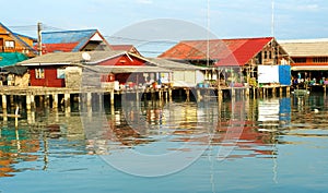 Thai fishermans village