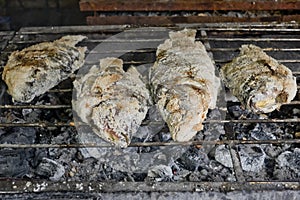 Thai Food, Salt-Crusted Grilled Fish