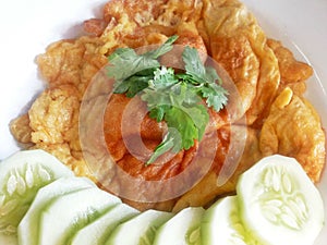 Thai Food: Thai-Style Omelet (Khai Jiao) photo