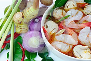 Thai food Tom Yum Goong photo