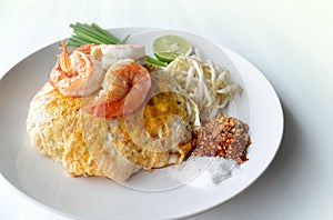 Thai Fried Noodle with Prawn