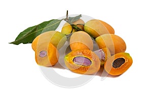 Thai fruit maprang or Marian plum