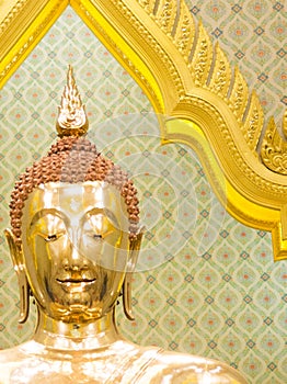 Thai golden Buddha image