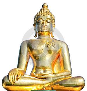 Thai Golden Buddha Statue.