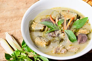 Thai green curry chicken Kang Keaw Wan Kai