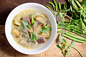 Thai green curry chicken Kang Keaw Wan Kai