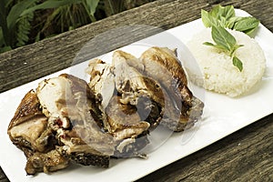 Thai Grilled Chicken with Sticky Rice