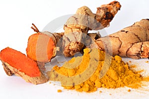 Thai herbal medicine from Tumeric roots.