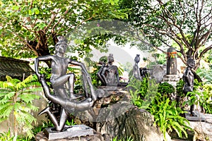 Thai hermit exercise Wat Pho