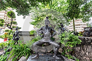 Thai hermit exercise Wat Pho