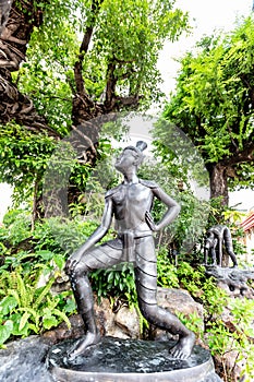 Thai hermit exercise Wat Pho