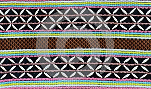 Thai hilltribe fabric pattern