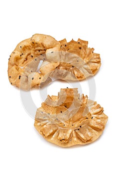 Thai Honeycomb Cookies  on white