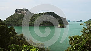 Thai Islands Scenery, Thailand Limestone Karst Landscape at Ang Thong National Marine Park, Amazing