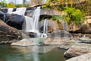 Thai-Laos waterfall