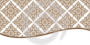 Thai Line Fabric tradional background