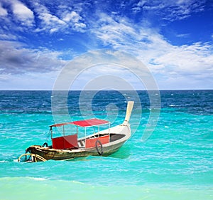 Thai longtail boat photo