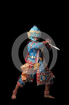 Thai mask dance called Khon.