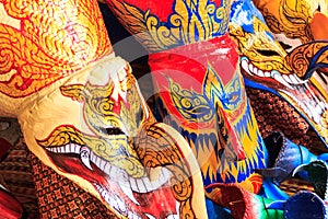 Thai masked festival