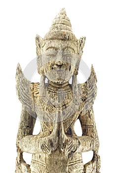 Thai molding wood god.