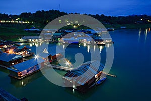 Thai Mon Floating village photo