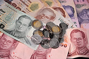 Thai money background