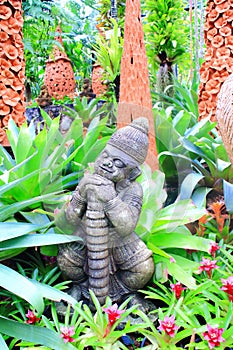Thai monkey statue