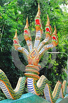 Thai naga statue