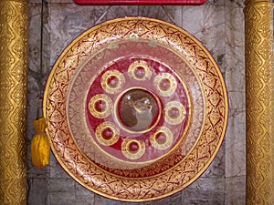 Thai native Gong. Ancient gong in Thailand